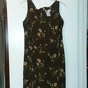 Flower print dress